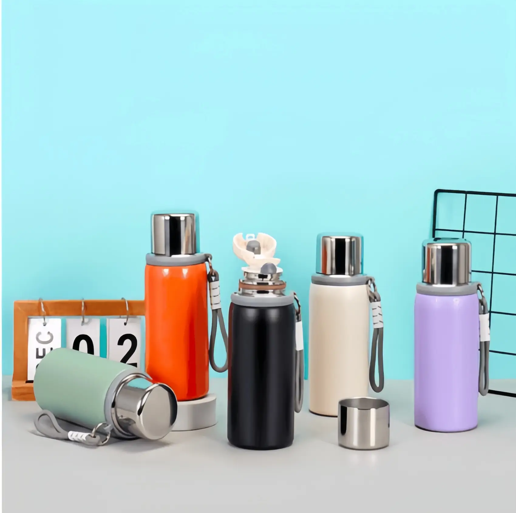 Bình giữ nhiệt inox 21x8cm