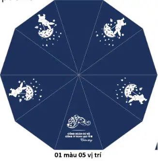 Dù Gấp 3 1 Chiều R55  10 nhánh