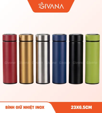 Bình giữ nhiệt inox 23x6.5cm