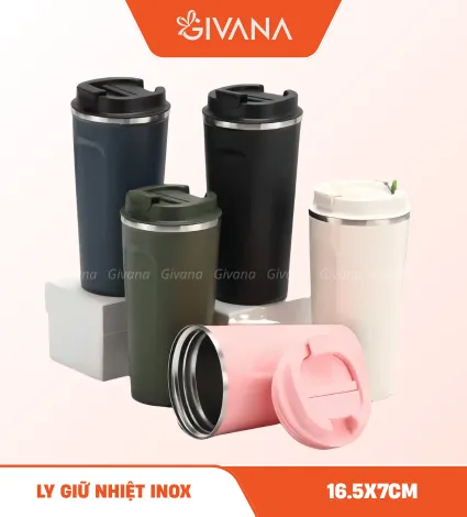 Ly giữ nhiệt inox 16.5x7cm