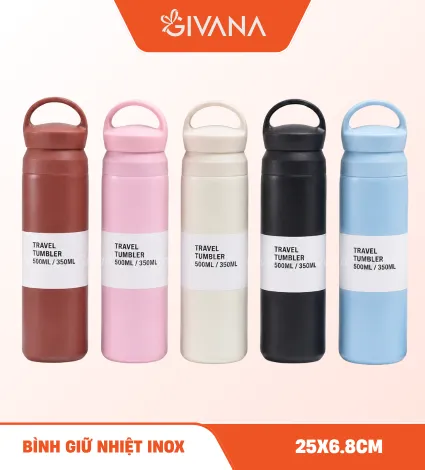 Bình giữ nhiệt inox 25x6.8cm