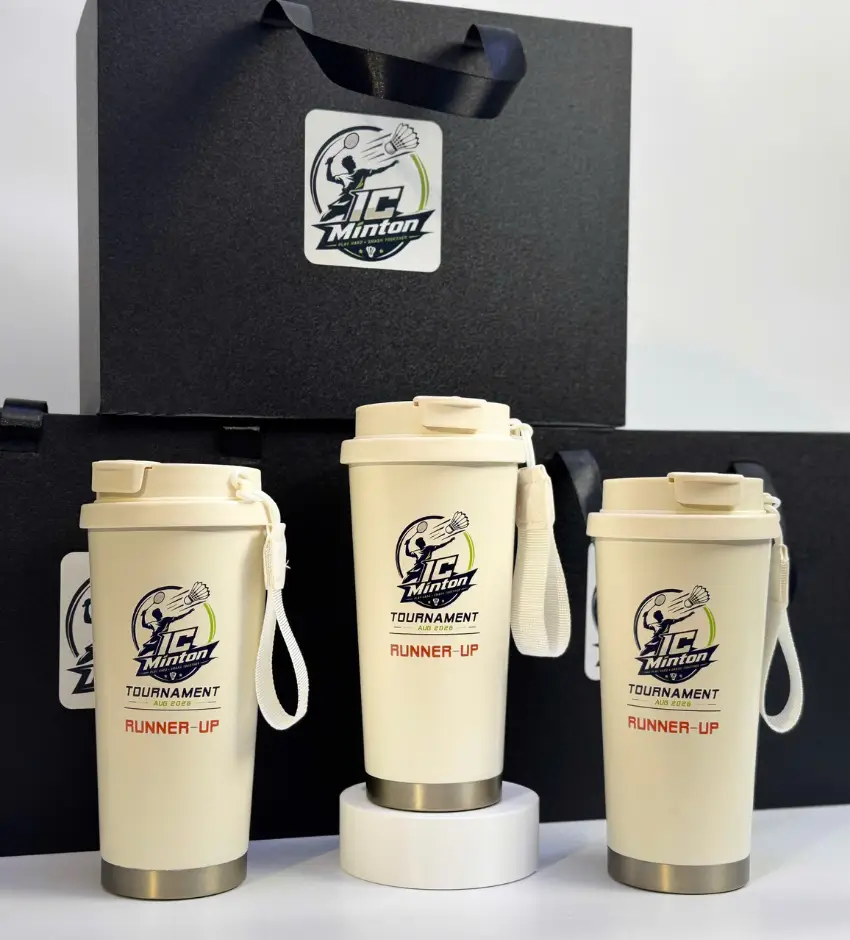 Set quà bình giữ nhiệt và ly giữ nhiệt Givana