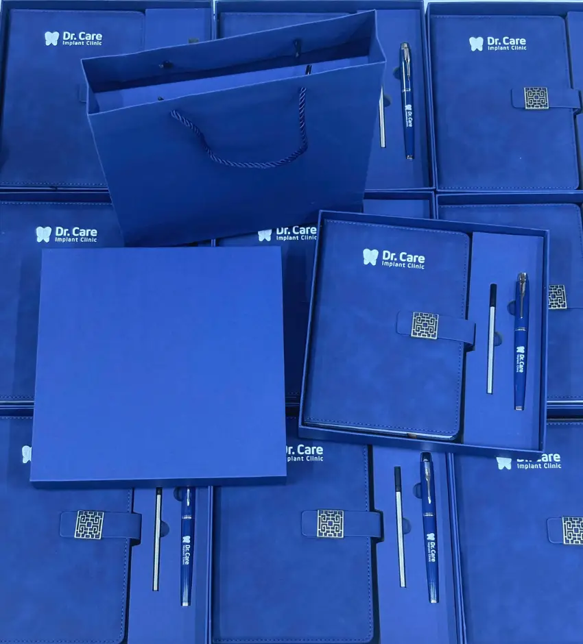 Set quà sổ tay và bút ký Givana