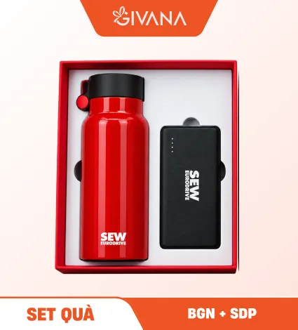 Set bình giữ nhiệt và pin dự phòng